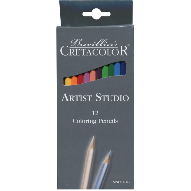 Artist Studio Crayons de couleur Lot de 12