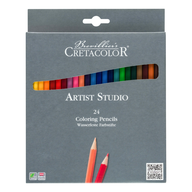Artist Studio Crayons de couleur Lot de 24