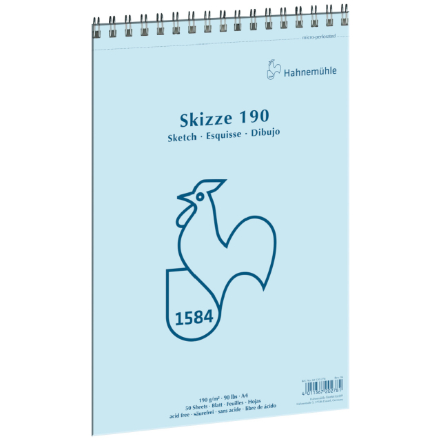 Bloc à croquis Spirale 190 g A4