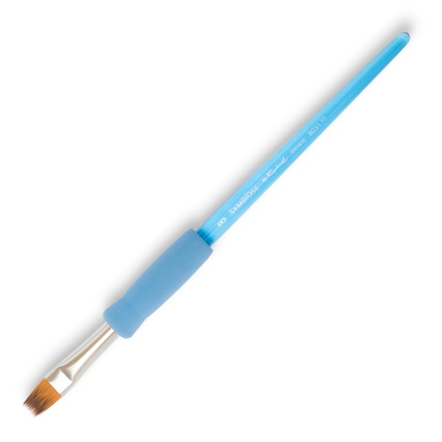 Pinceau synthétique Symbiose Plat Cranté Taille 8