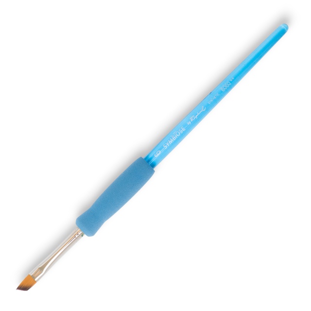 Pinceau synthétique Symbiose Biseauté Taille 6