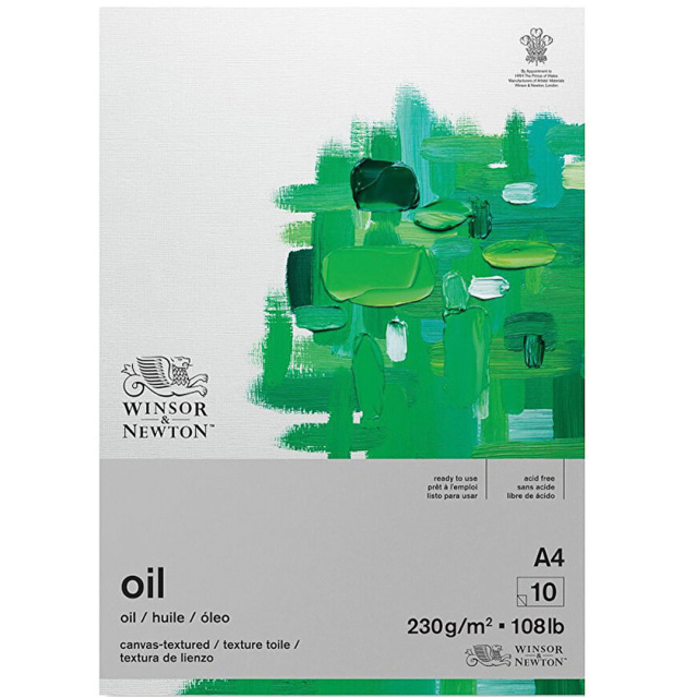 Winton Bloc peinture à l'huile 230g A4