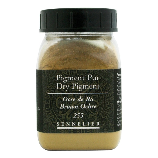 Pigment (Série 1) Yellow ochre 80g -A 252 dans le groupe Matériels d'artistes / Couleurs de l'artiste / Pigment chez Pen Store (108633)