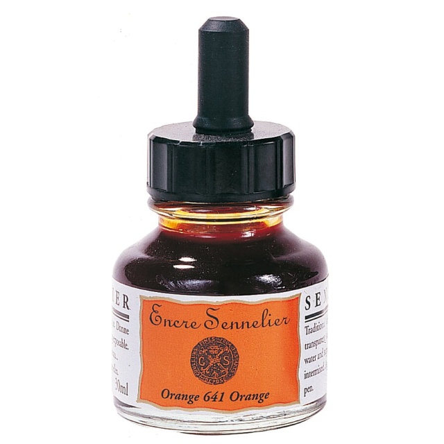 Tusch Ink 30 ml (Série 2) Yellowish Green dans le groupe Matériels d'artistes / Couleurs de l'artiste / Encre de chine et encre chez Pen Store (108738)