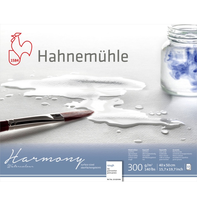 Papier aquarelle Harmony Rough 300g 40x50cm