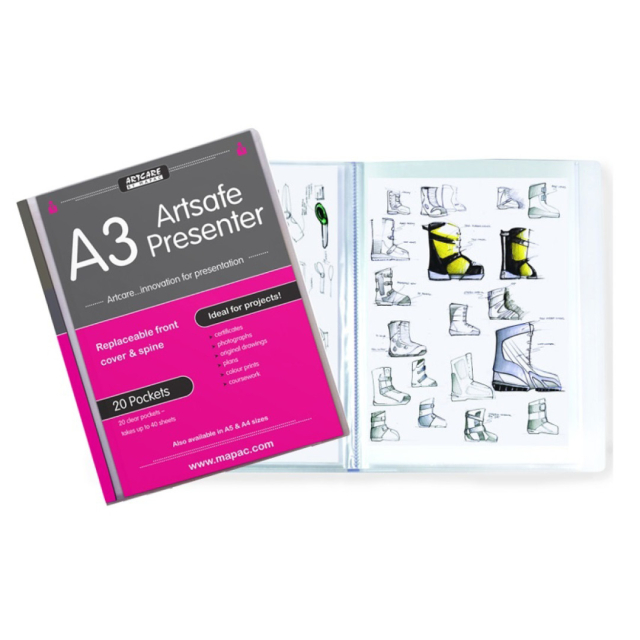 Pochettes plastique ArtSafe A3