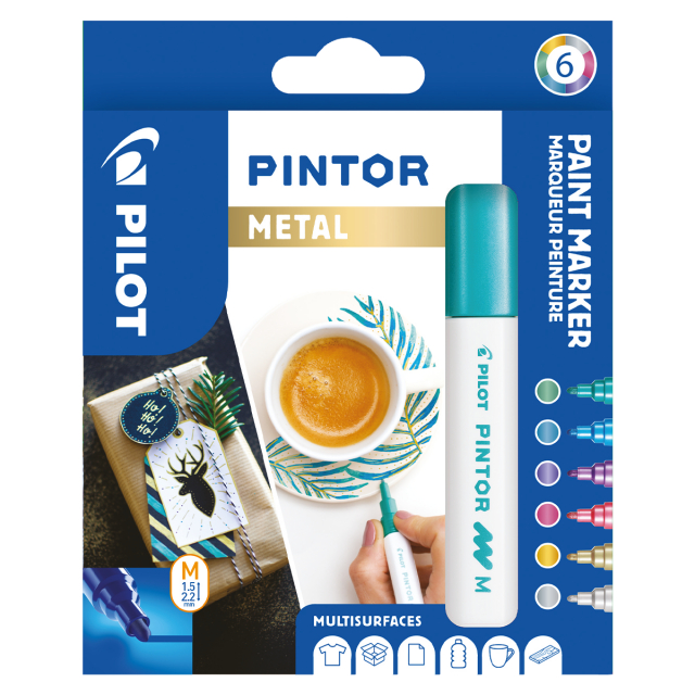 Pintor Medium lot de 6 Metal