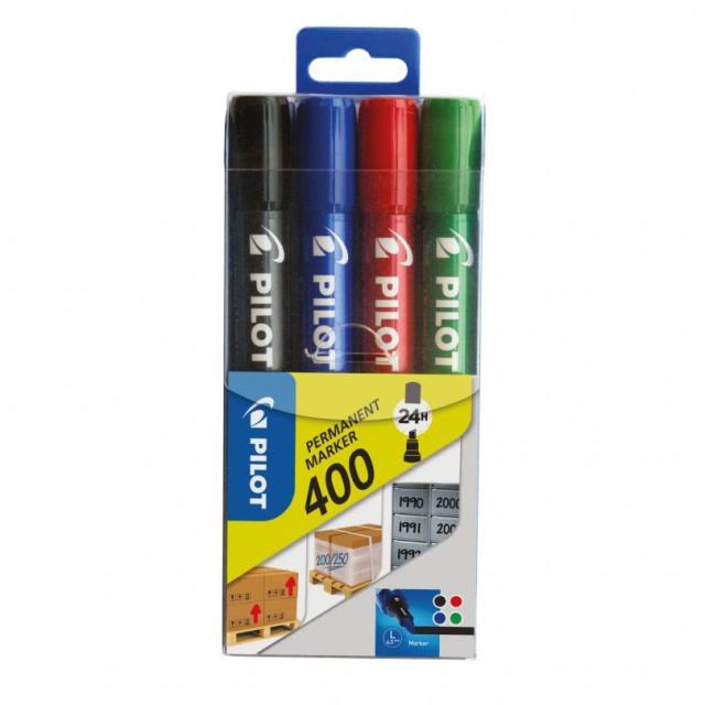 Permanent Marker 400 lot de 4