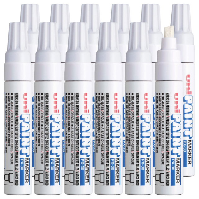 Paint Marker PX-30 blanc lot de 12