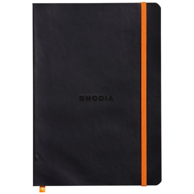 Carnet Rhodia Softcover A5, 160 pages, noir