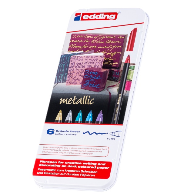 1200 Metallic Pen ensemble de 6