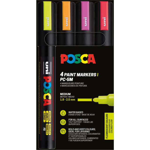 PC-5M Neon lot de 4