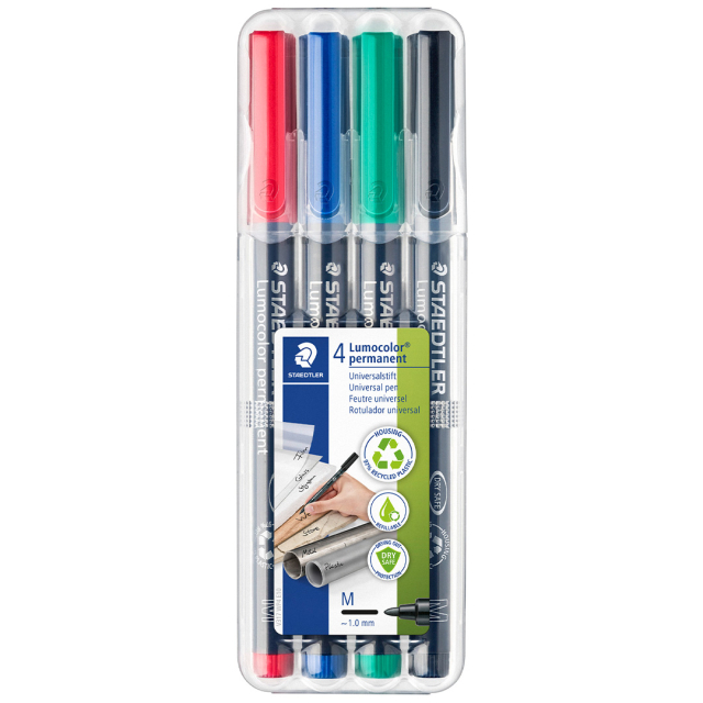Lumocolor permanent Medium lot de 4