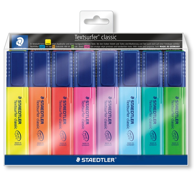Surligneurs Textsurfer Classic lot de 8
