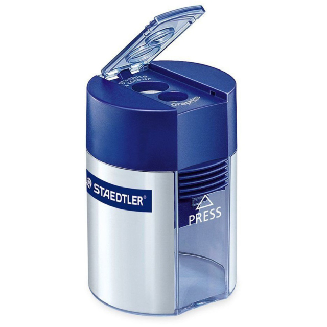 Double taille-crayon Tube