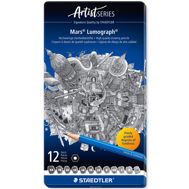 Mars Lumograph lot de 12 Sketching