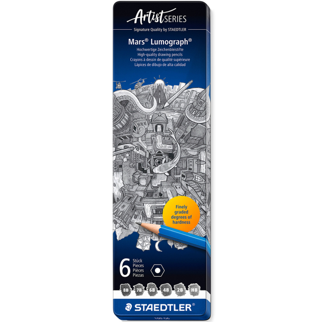 Mars Lumograph 100 lot de 6