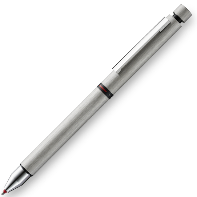CP 1 Stylo multi-couleurs Brushed Steel 3-function