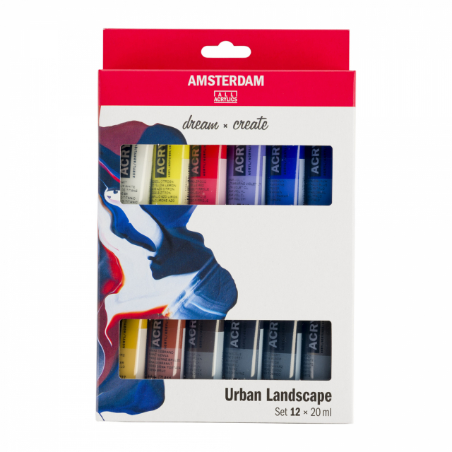 Peinture acrylique Urban Landscape lot de 12 x 20 ml