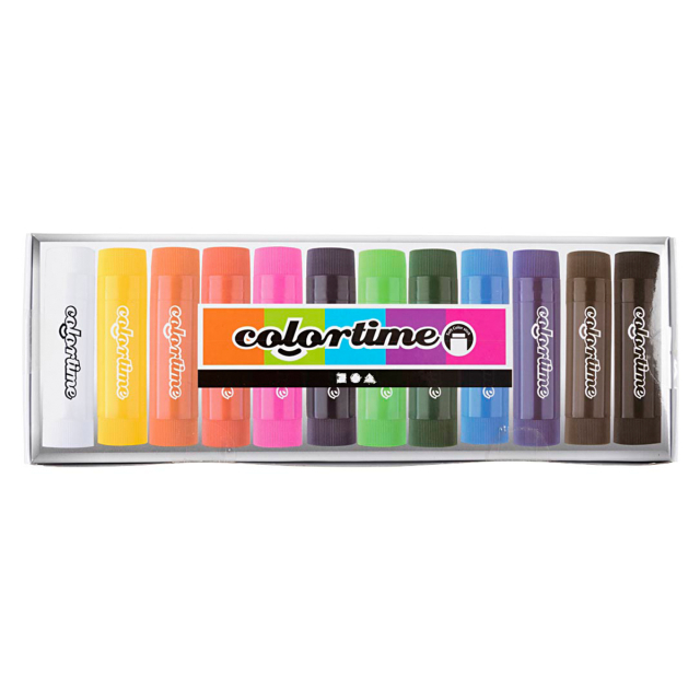 Colortime Feutres de coloriage Two-Tip lot de 6 Pastel