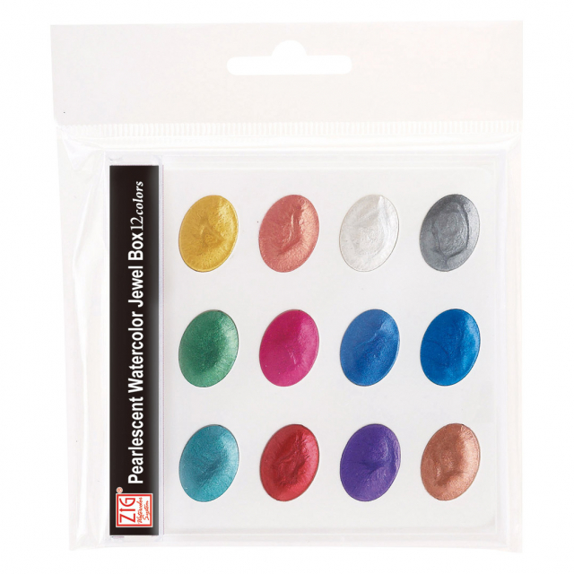 Watercolor System Metallic lot de 12