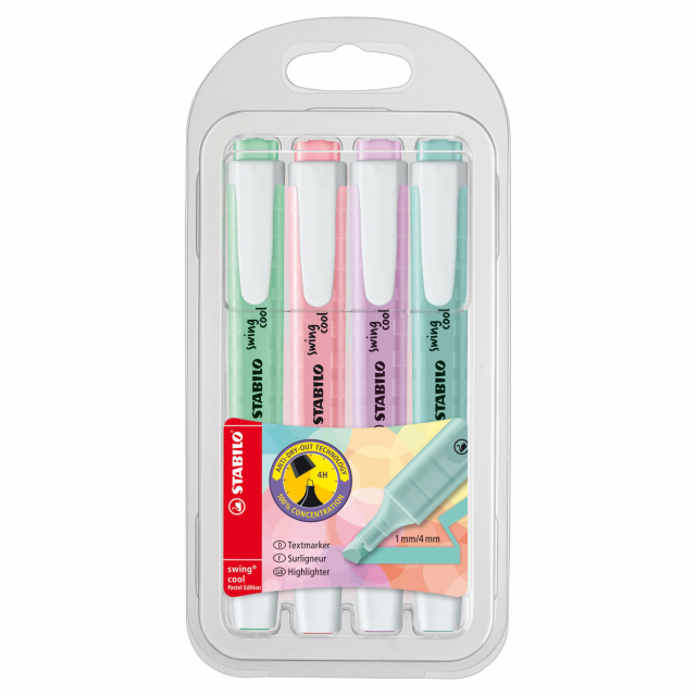 Swing Cool Pastel Lot de 4