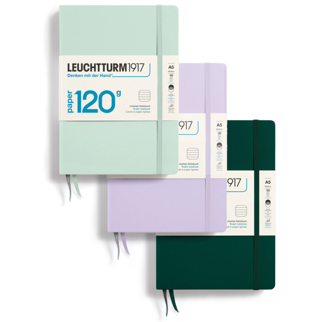 Notebook A5 120g Ligné Mint Green dans le groupe Papiers & Blocs / Écrire et consigner / Carnets chez Pen Store (132547)