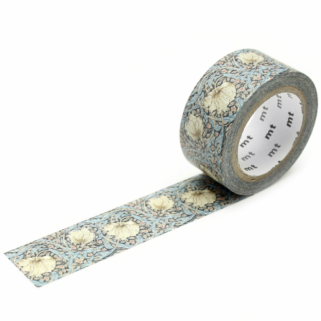 William Morris x MT  Pimperne Washi-band adhésive