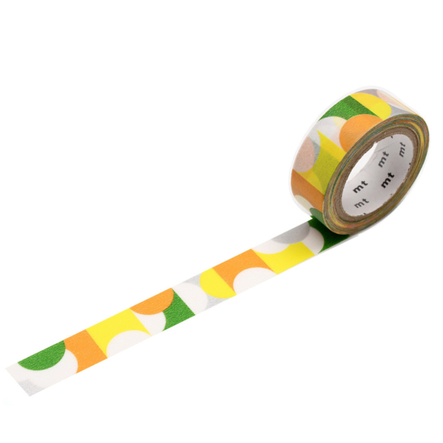 Washi-band adhésive Yellow x Green