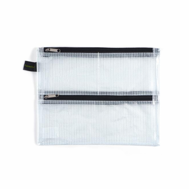 Trousse Double-Zip Mesh A5