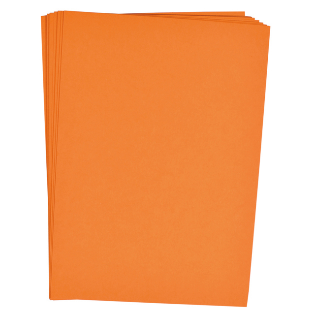 Papier de Couleur orange 25 pièces
