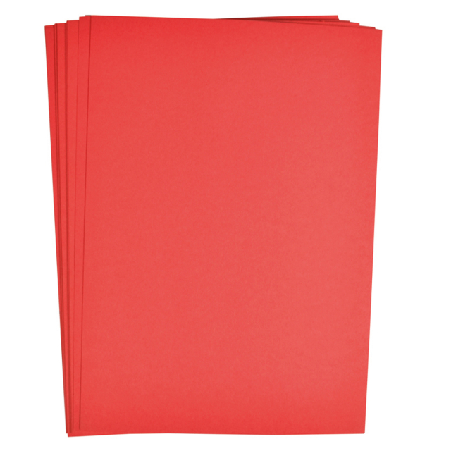 Papier de Couleur rouge 25 pièces