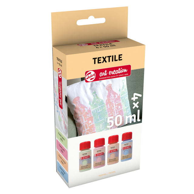 Textile Bouteille Set 4 x 50 ml Pastel