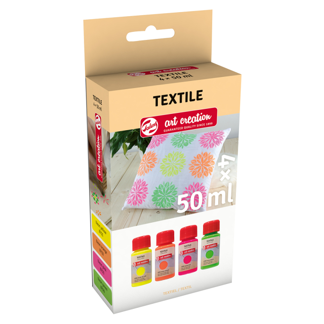 Textile Bouteille Set 4 x 50 ml Neon