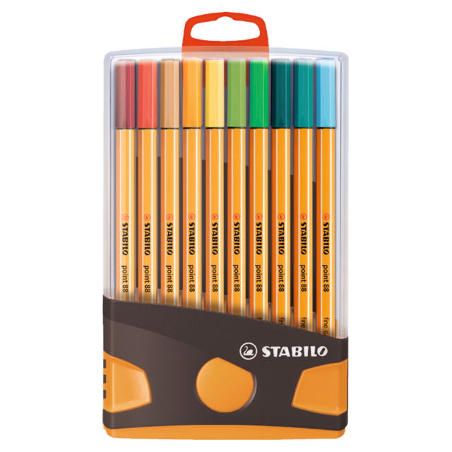 Lot De 15 Crayons Feutres Point 88 Stabilo pas cher