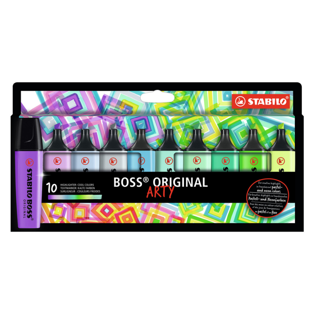 Boss Arty Couleurs froide Lot de 10