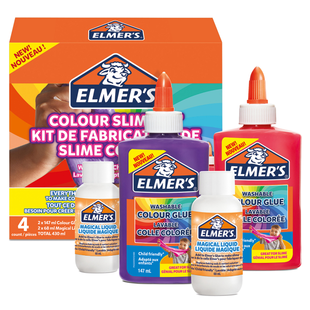 ELMER'S Colle liquide Glow in the Dark, 147 ml, bleu - Ruban adhésif & colle  - LDLC