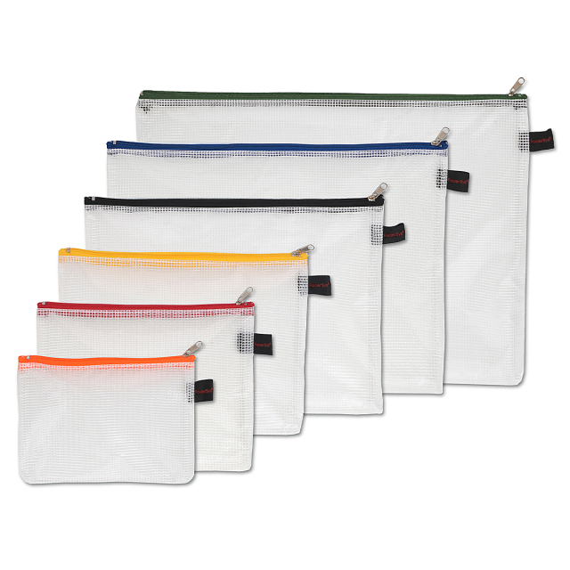 Poche zippée Mesh Lot de 6