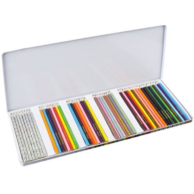 Crayons de couleur 50 pièces