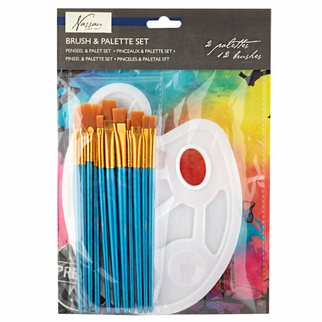 Palettes De Peinture en Plastique,Palette Peinture Enfant,Palette Ronde  Aquarelle,pour La Peinture, Le Dessin Et L'Artisanat De Bricolage,Palettes  De