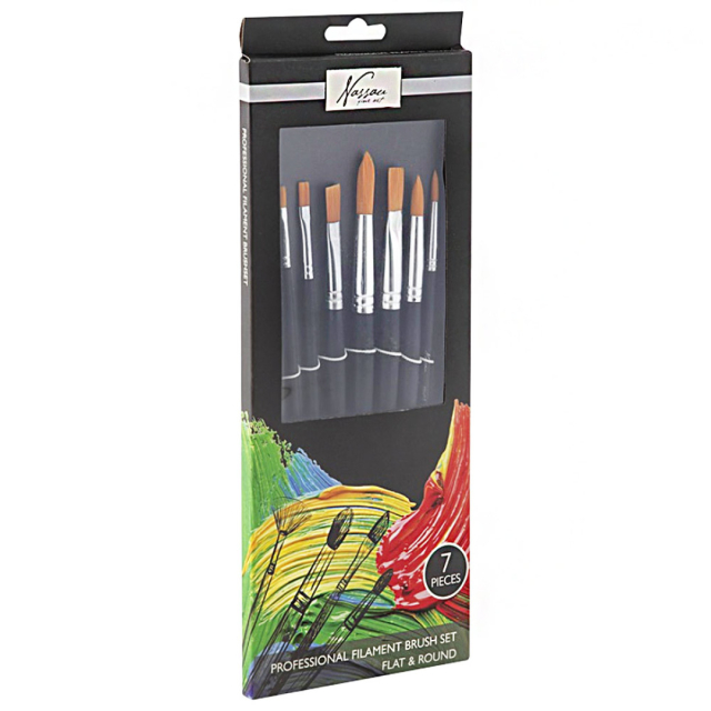 Ensemble de pinceaux 7 pièces Synthetic