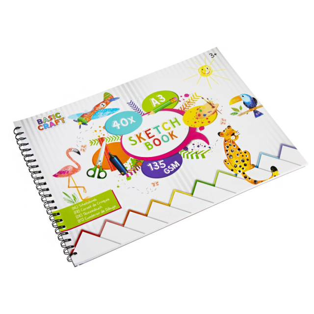 Bloc à dessin A3 135g 40 feuilles
