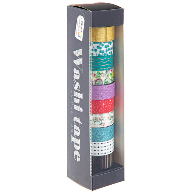 Washi Tape 10 rouleaux Foil & Glitter #2