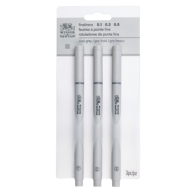 Fineliner lot de 3 Cool Grey