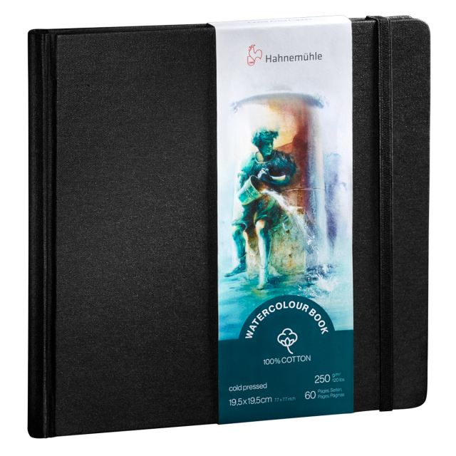 Watercolour Book Livre à aquarelle 195x195mm 250g