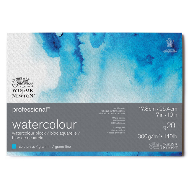 Professional Bloc aquarelle CP 18x26cm 300g