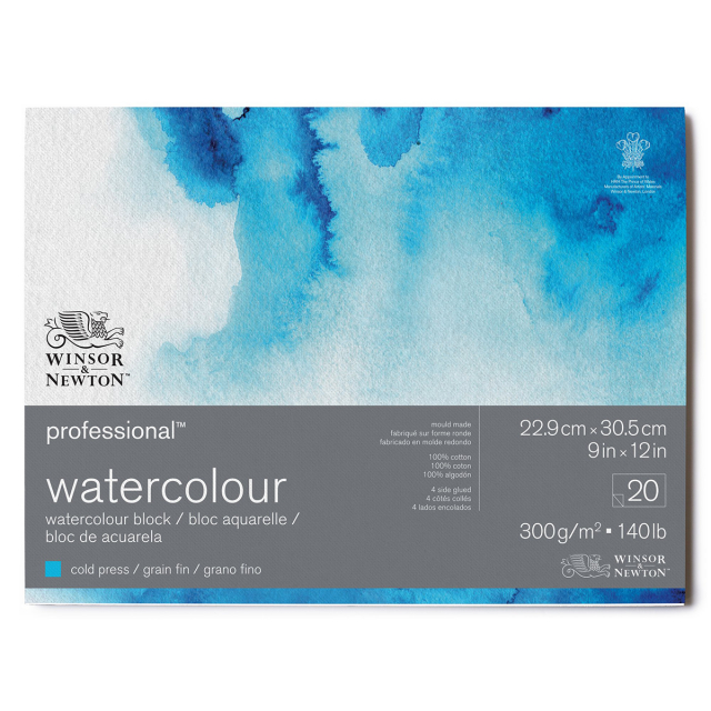 Professional Bloc aquarelle CP 23x31cm 300g