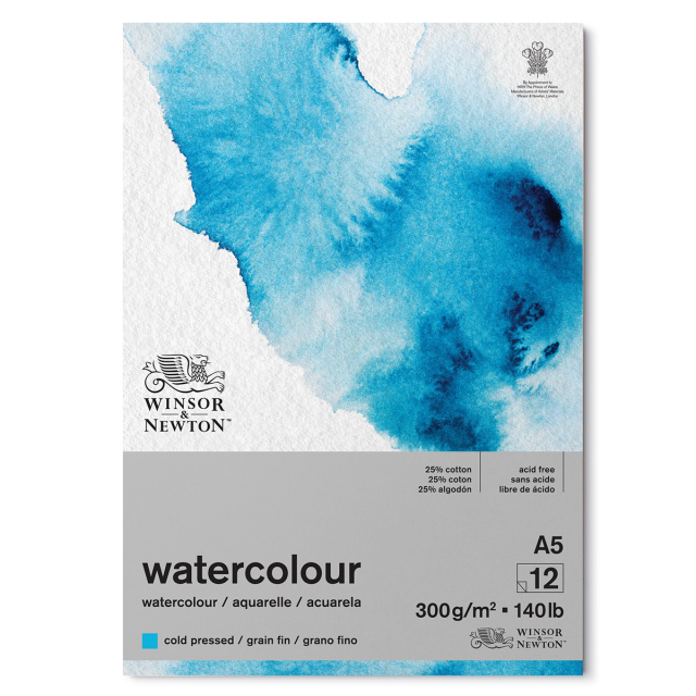 Bloc aquarelle A5 300g