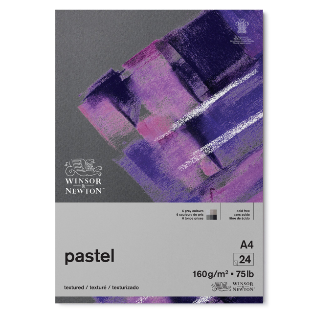 Bloc pastel Grey A4 160g
