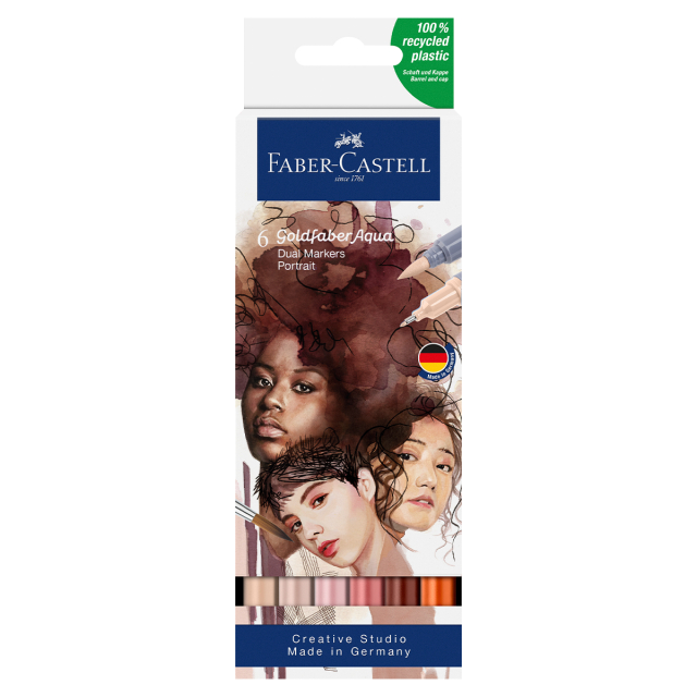 Goldfaber Aqua Dual Marker Lot de 6 Portrait